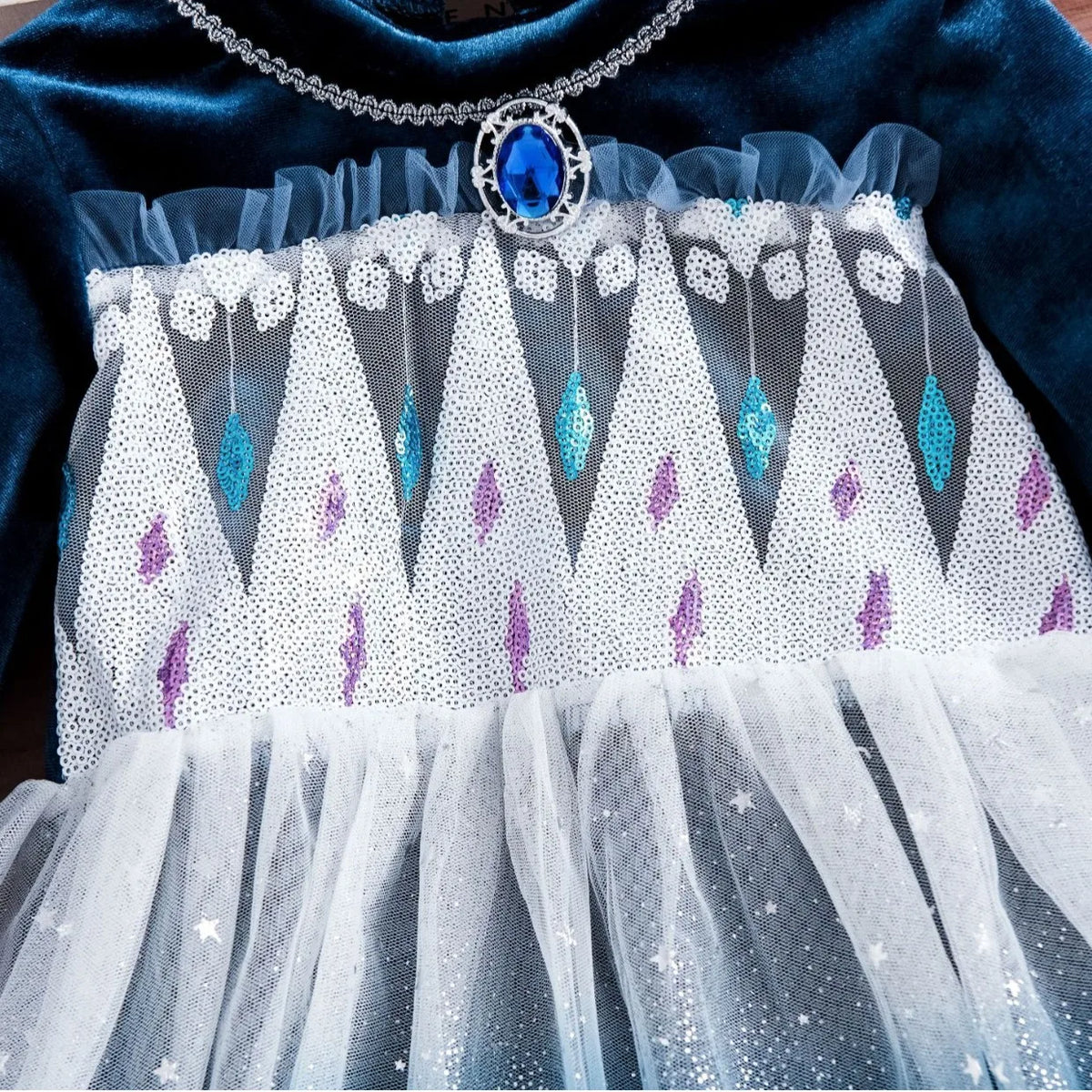 Robe Reine des Neiges chaude