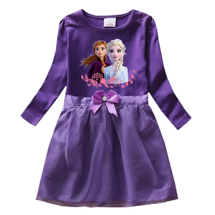 Robe Reine des Neiges enfant