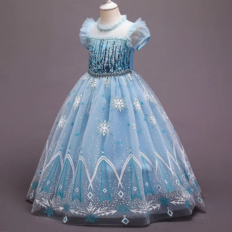 Robe de déguisement Reine des Neiges
