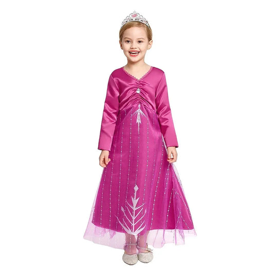 robe de nuit rose reine des neiges