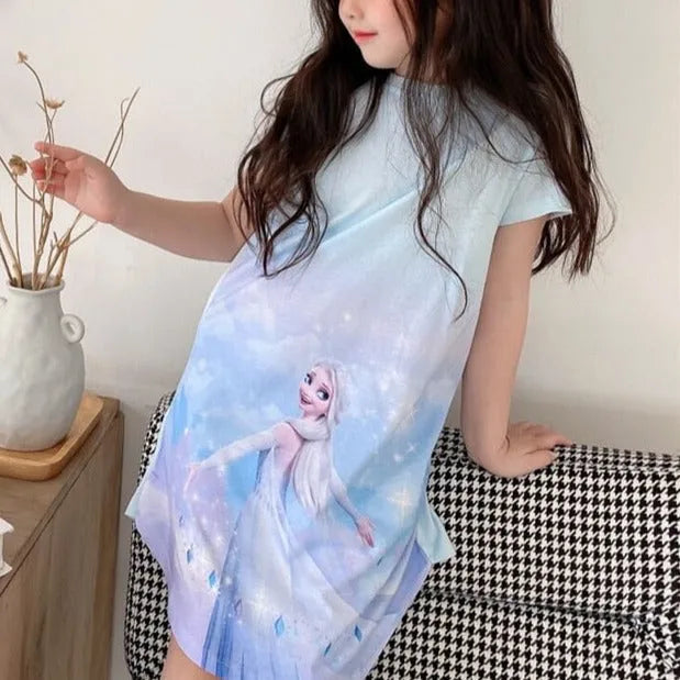 Robe pyjama Reine des Neiges