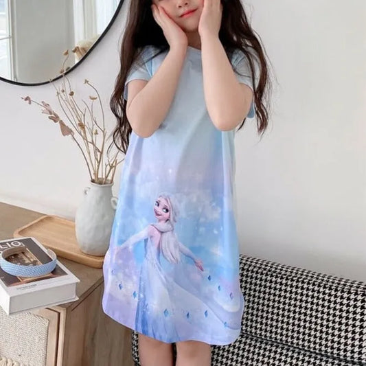 Robe pyjama Reine des Neiges