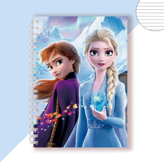 Carnet A5 Elsa et Anna