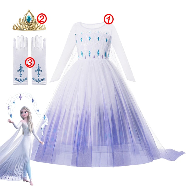 Robe Elsa Reine des Neiges 2