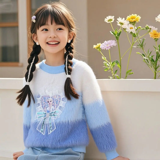 Pull Reine des Neiges pilou pilou