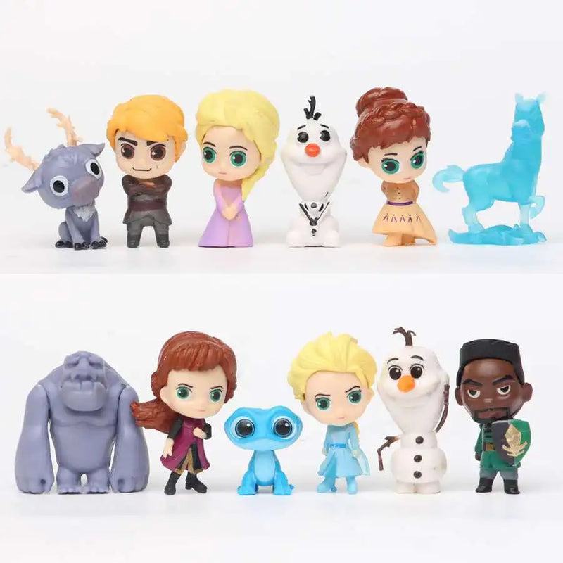 12 figurines Reine des Neiges