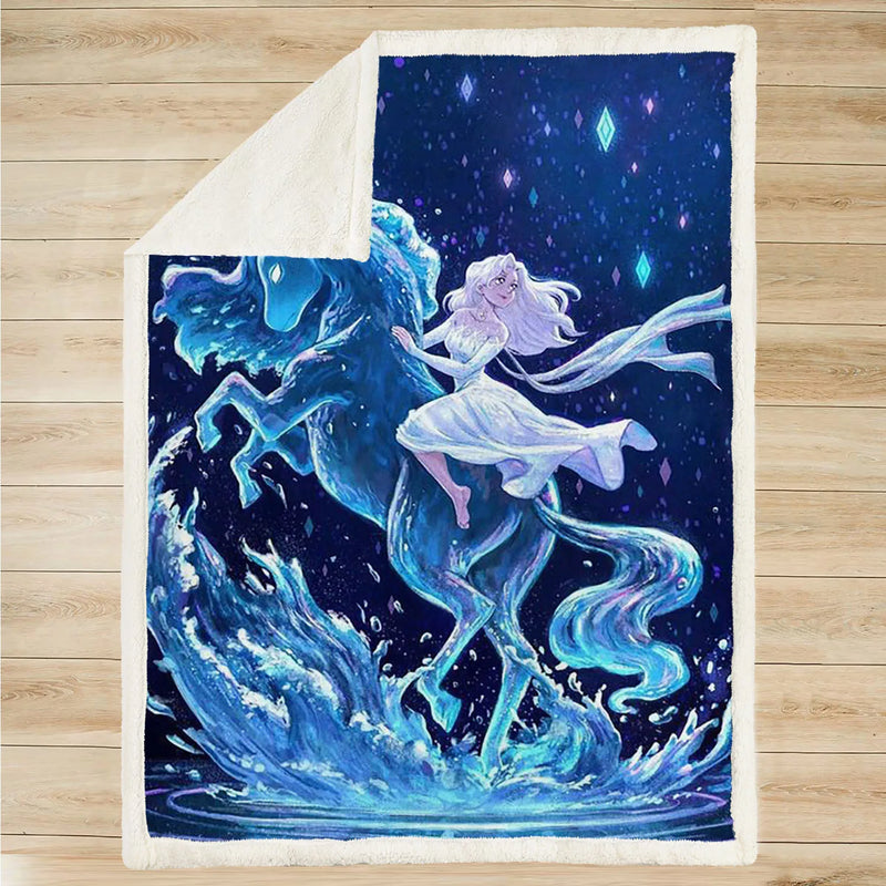 Couverture Reine des Neiges Elsa et Nokk