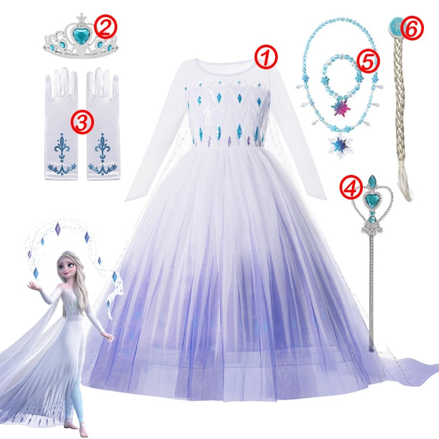 Robe Elsa Reine des Neiges 2