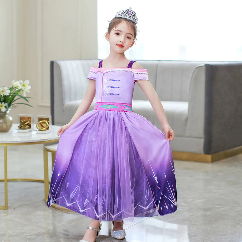 Robe Reine des Neiges 2 violette