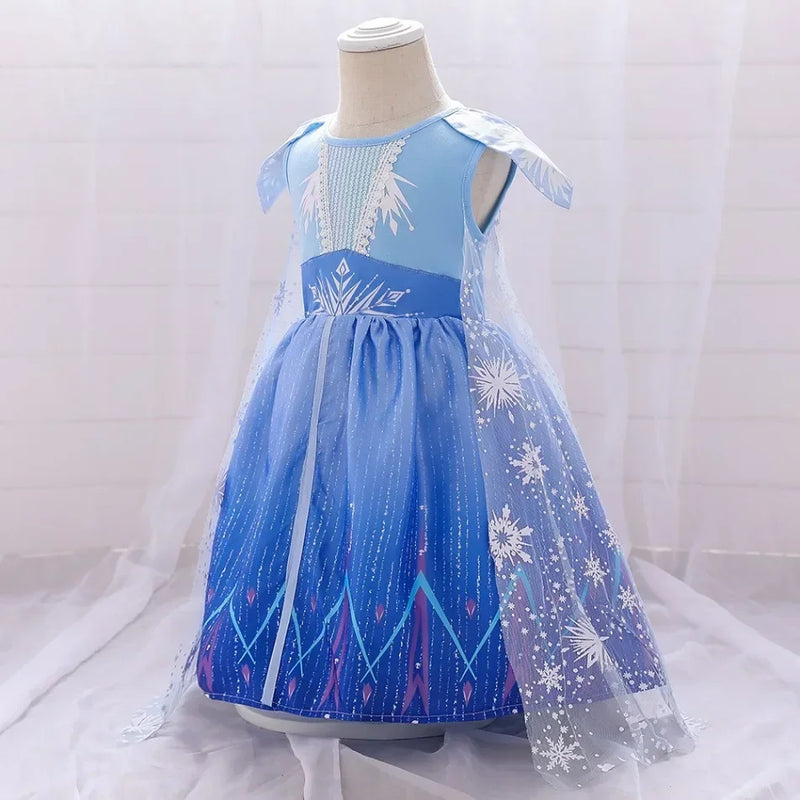 Robe Elsa Reine des Neiges bébé