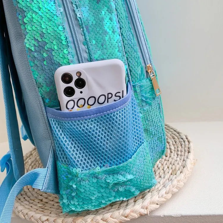 Sac à Dos Reine des Neiges Sequins