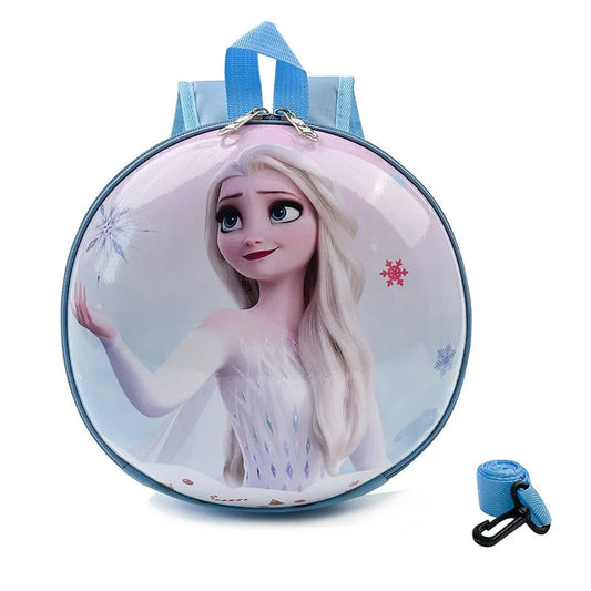 Sac à dos Rond Reine des Neiges Bleu