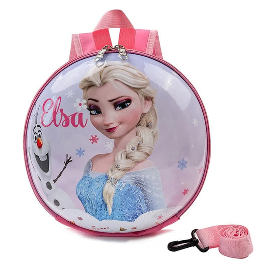 Sac à dos Rond Reine des Neiges Rose