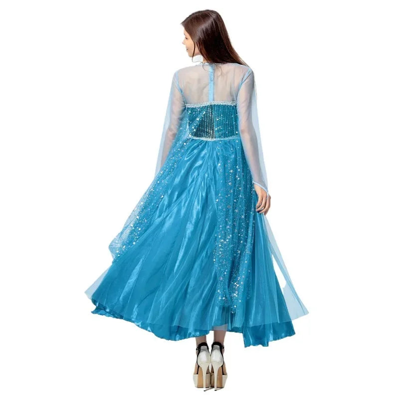 Robe elsa reine des neiges adulte