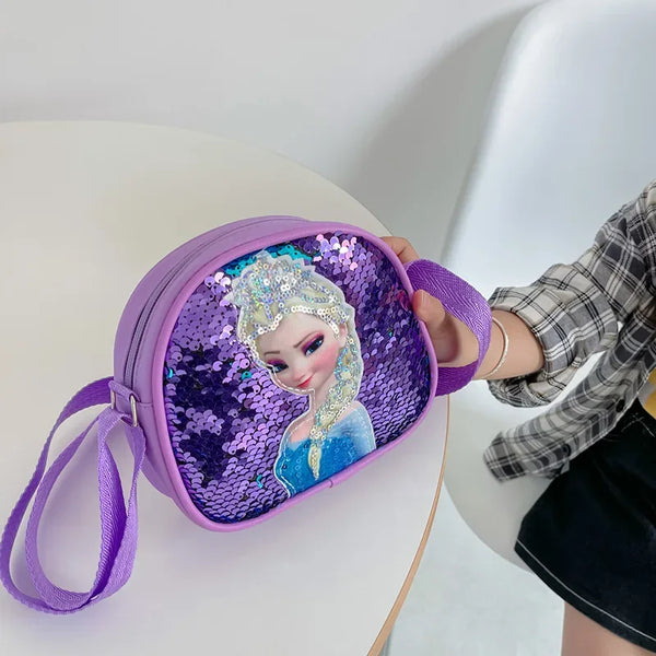 Petit sac paillette Reine des Neiges