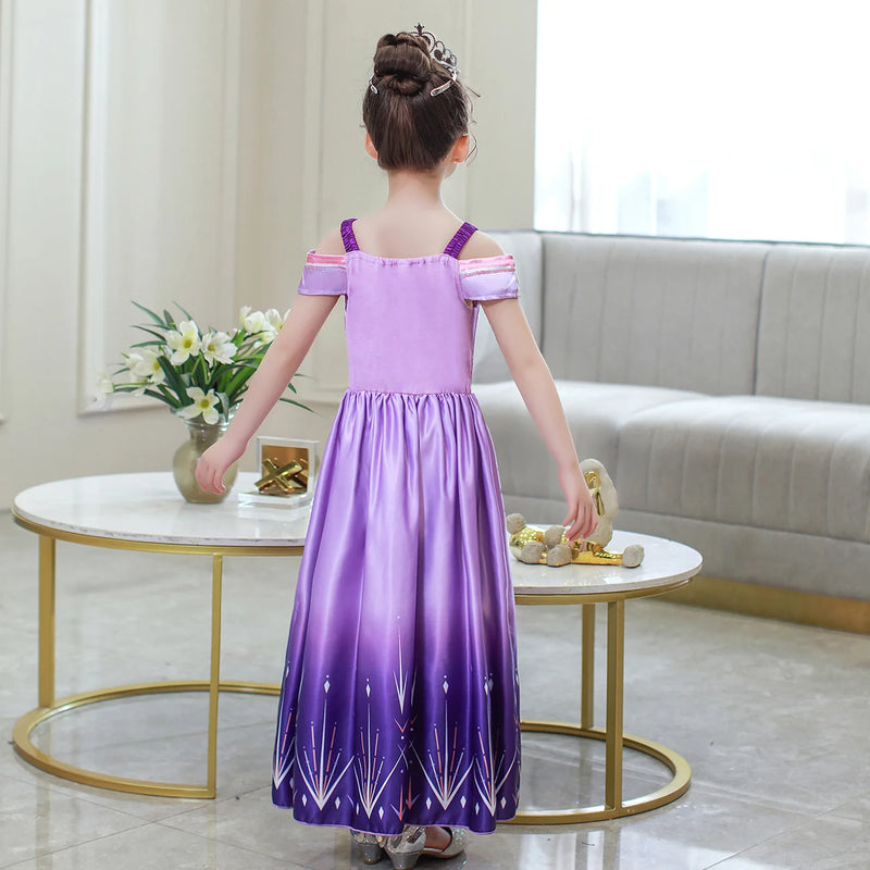 Robe Reine des Neiges 2 violette