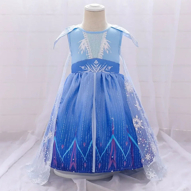 Robe Elsa Reine des Neiges bébé