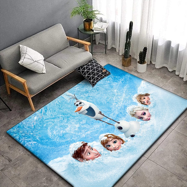 Tapis Reine des Neiges Rigolo