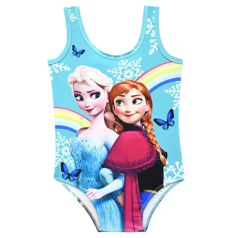 Maillot de bain  Reine des Neiges fille une pièce