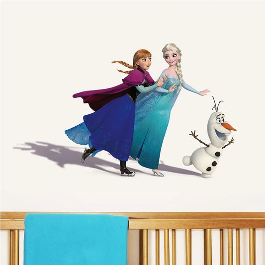 Sticker Elsa Olaf et Anna