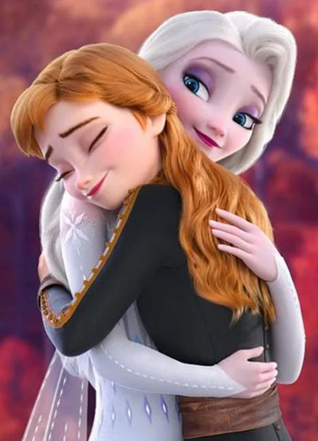 Toile Reine des Neiges Amitié