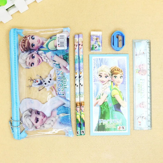 Trousse avec fournitures scolaires Reine des Neiges
