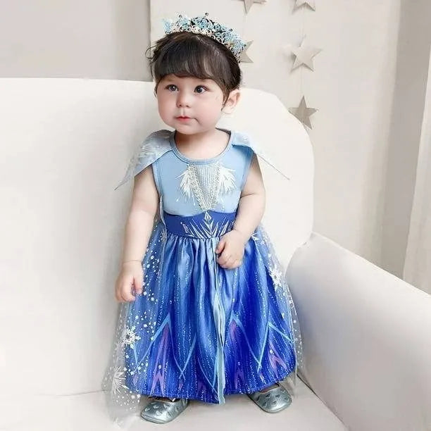 Robe Elsa Reine des Neiges bébé