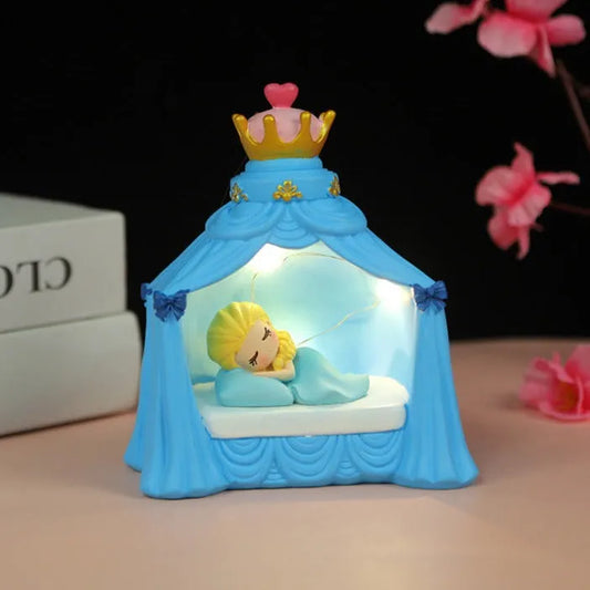 Veilleuse Reine des Neiges Elsa endormie