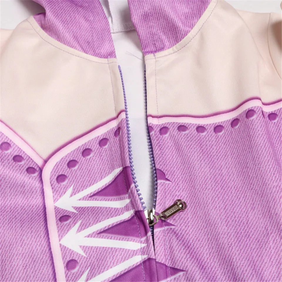 Veste Reine des Neiges Rose