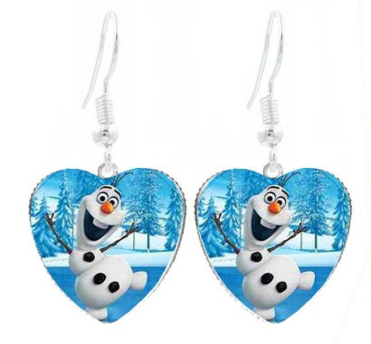 Boucles d'oreilles Olaf Reine des Neiges