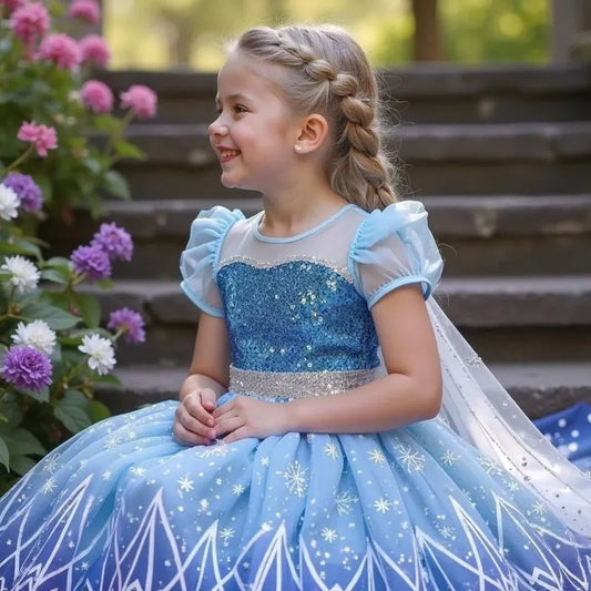Robe de déguisement Reine des Neiges