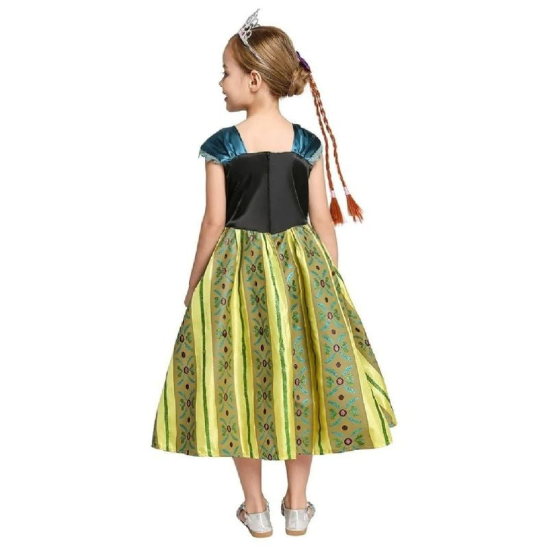 Anna Reine des Neiges Robe Verte