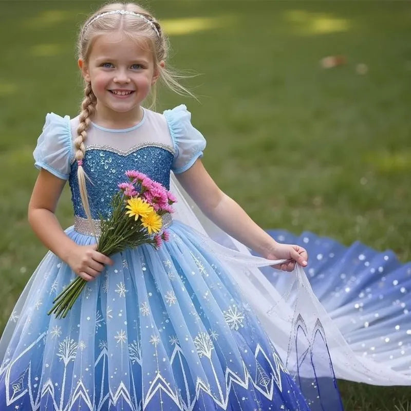 Robe de déguisement Reine des Neiges