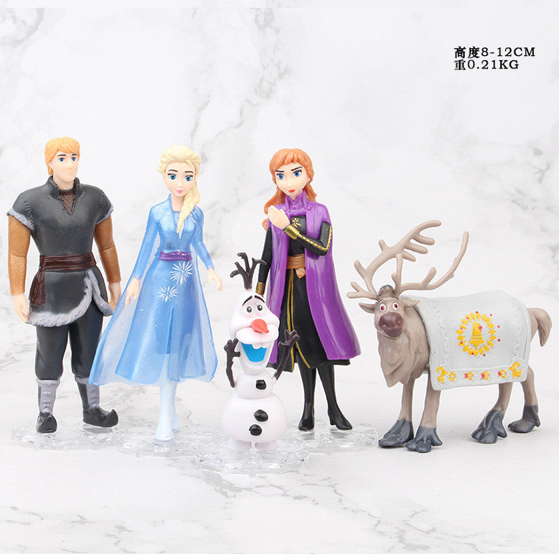 Figurines Reine des Neiges 2 : Lot de 5