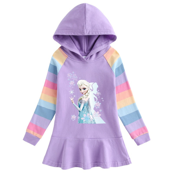 Robe Reine des Neiges Lilas