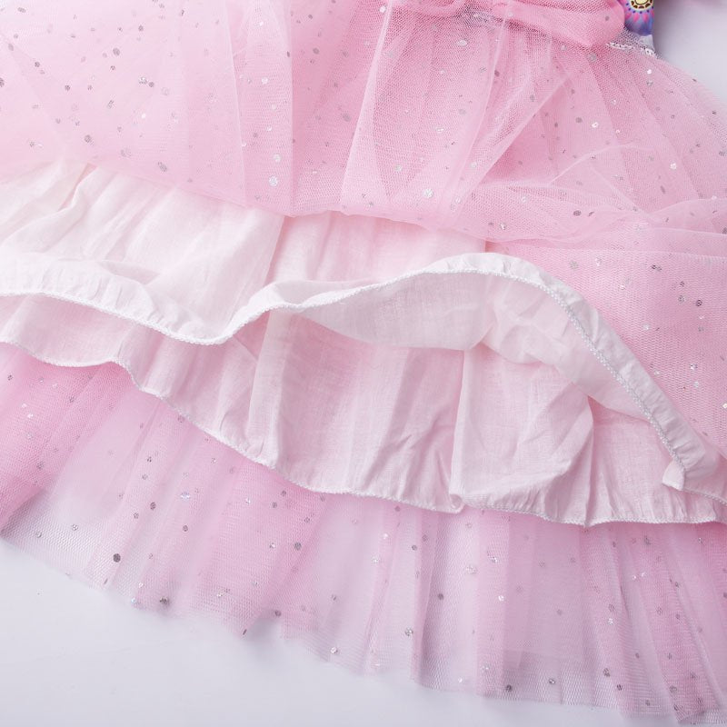 Robe Reine des Neiges Tulle Rose