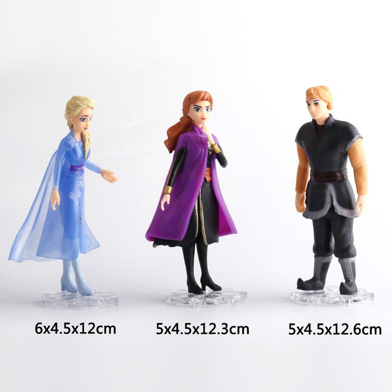 Figurines Reine des Neiges 2 : Lot de 5