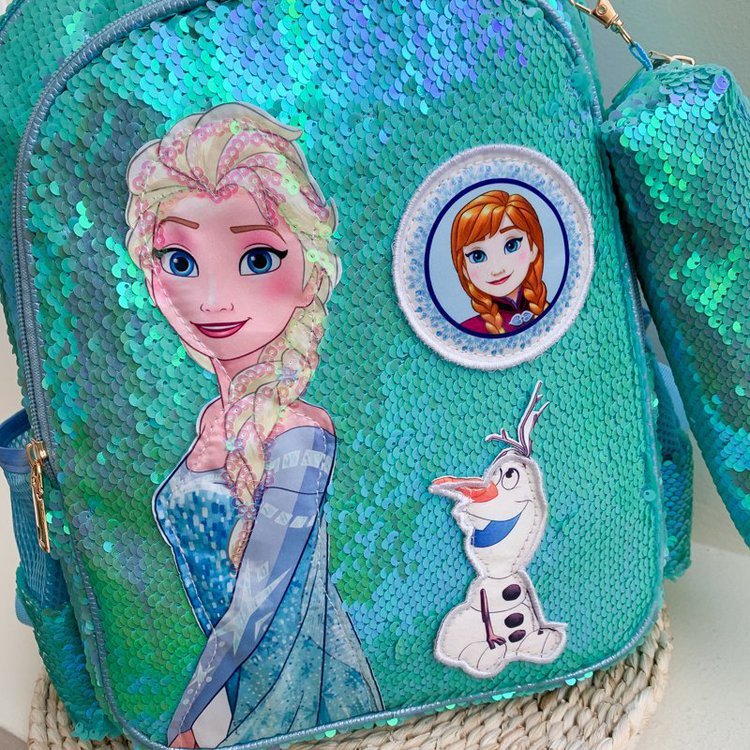 Sac à Dos Reine des Neiges Sequins