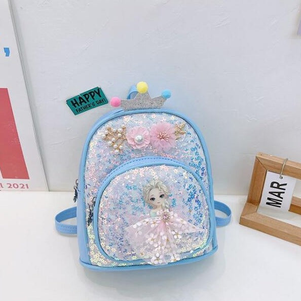 Sac Paillettes Reine des Neiges