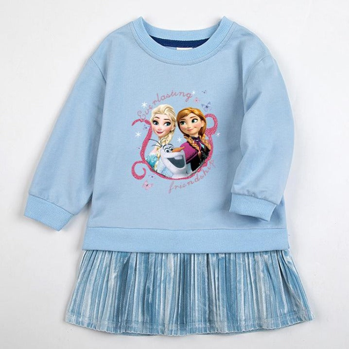 Robe Reine des Neiges Anna Elsa Olaf