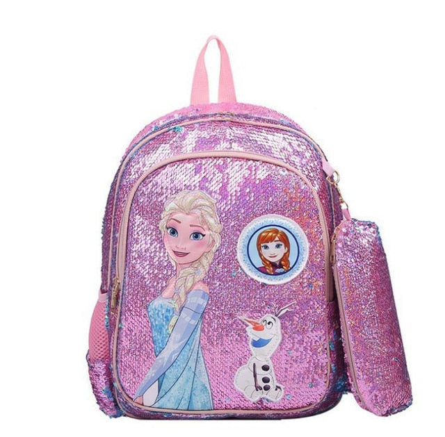 Sac à Dos Reine des Neiges Sequins