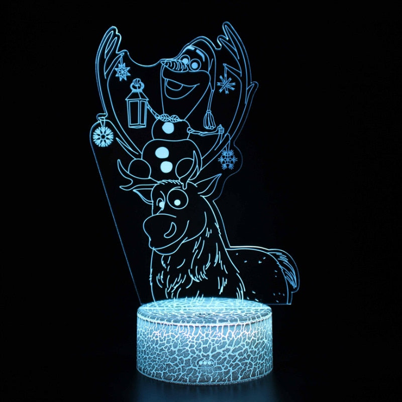 Lampe LED Sven et Olaf