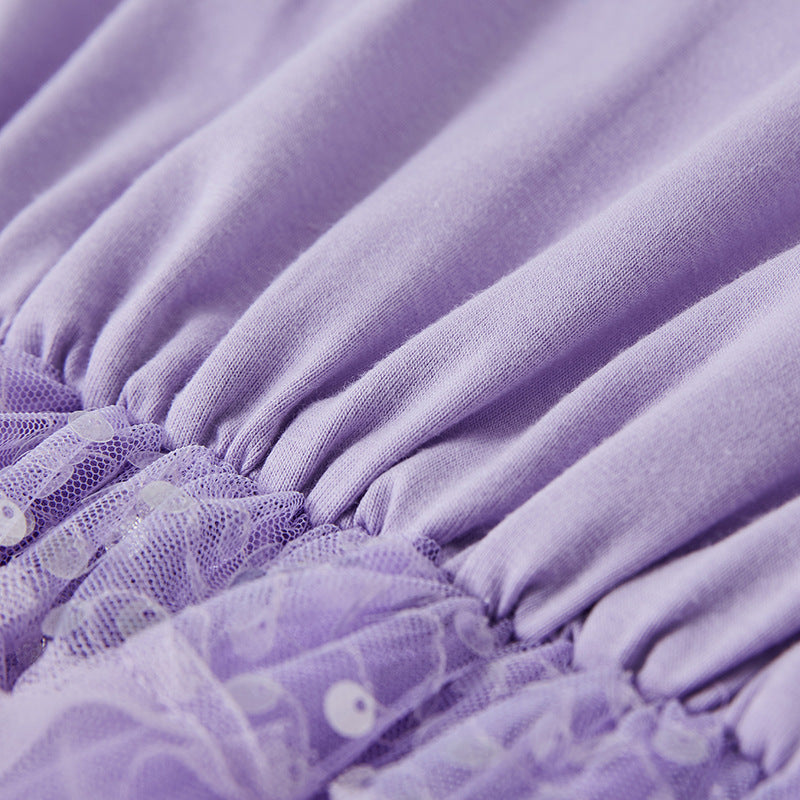 Robe Reine des Neiges violette