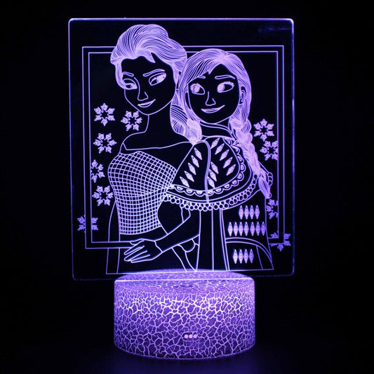 Lampe LED Elsa et Anna
