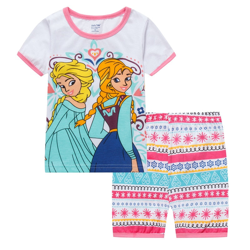 Pyjama Reine des Neiges Anna & Elsa