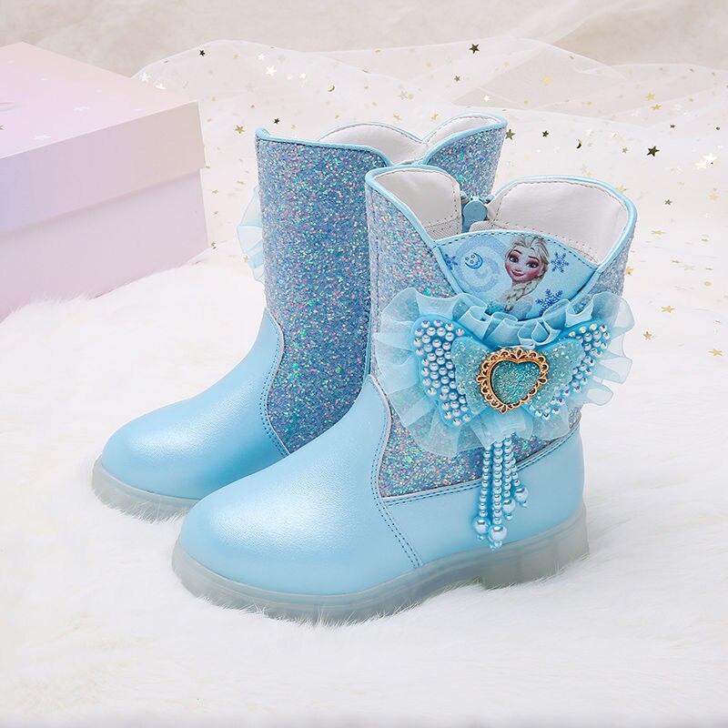 Bottes Pailletés Reine des Neiges