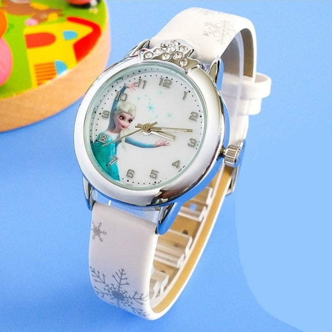 Montre Reine des Neiges Blanche