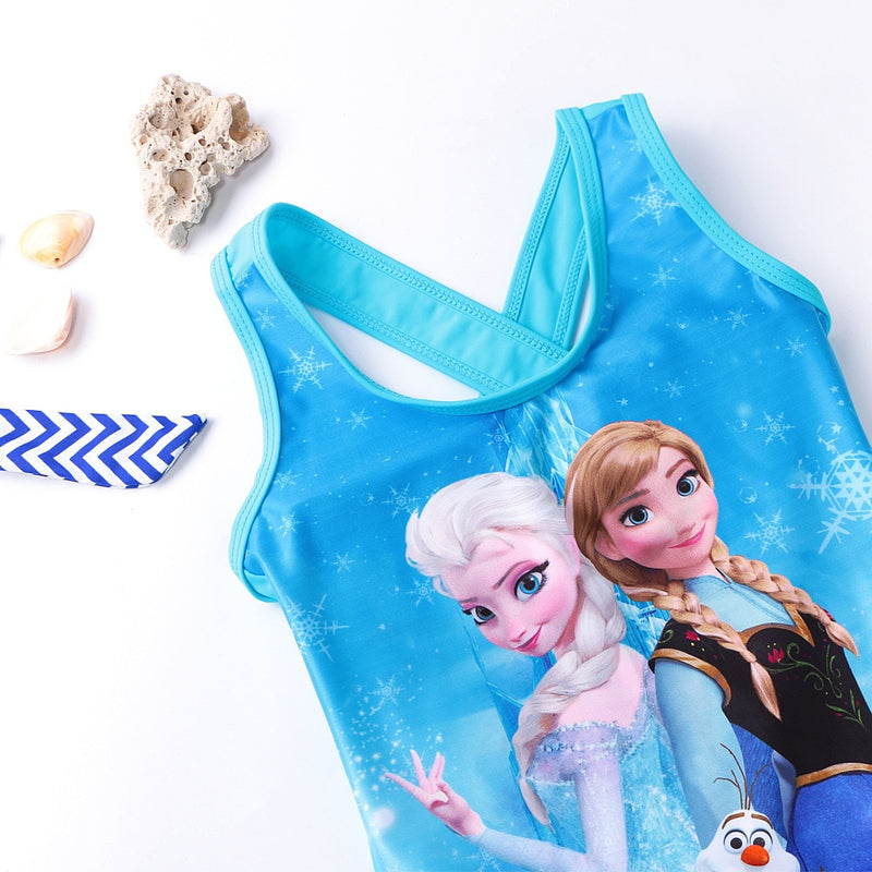 Maillot de bain Reine des Neiges enfant