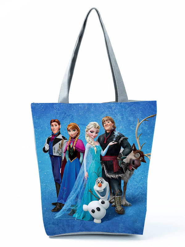 Tote Bag Personnages Reine des Neiges