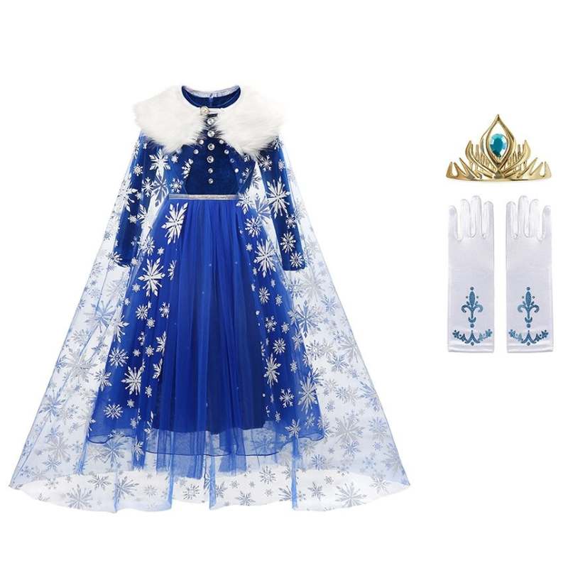 Robe Elsa Reine des Neiges Couronnement